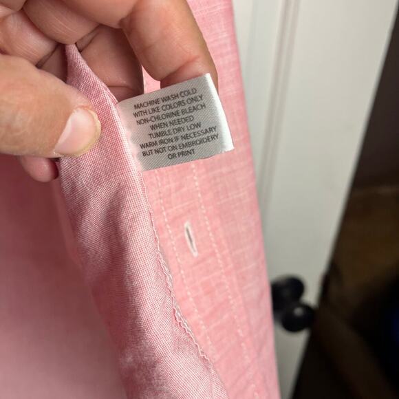 US Polo Assn Button Up Short Sleeve Shirt -Size Large - Picture 6 of 9